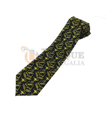 Masonic Regalia Freemason Tie with Masonic Symbols Unique Regalia